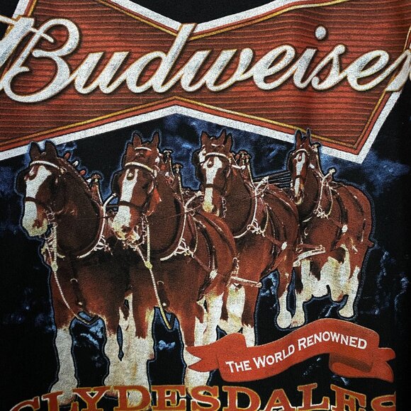 Junk Food Budweiser Clydesdales Beer Crewneck Sweater XL - Picture 4 of 4